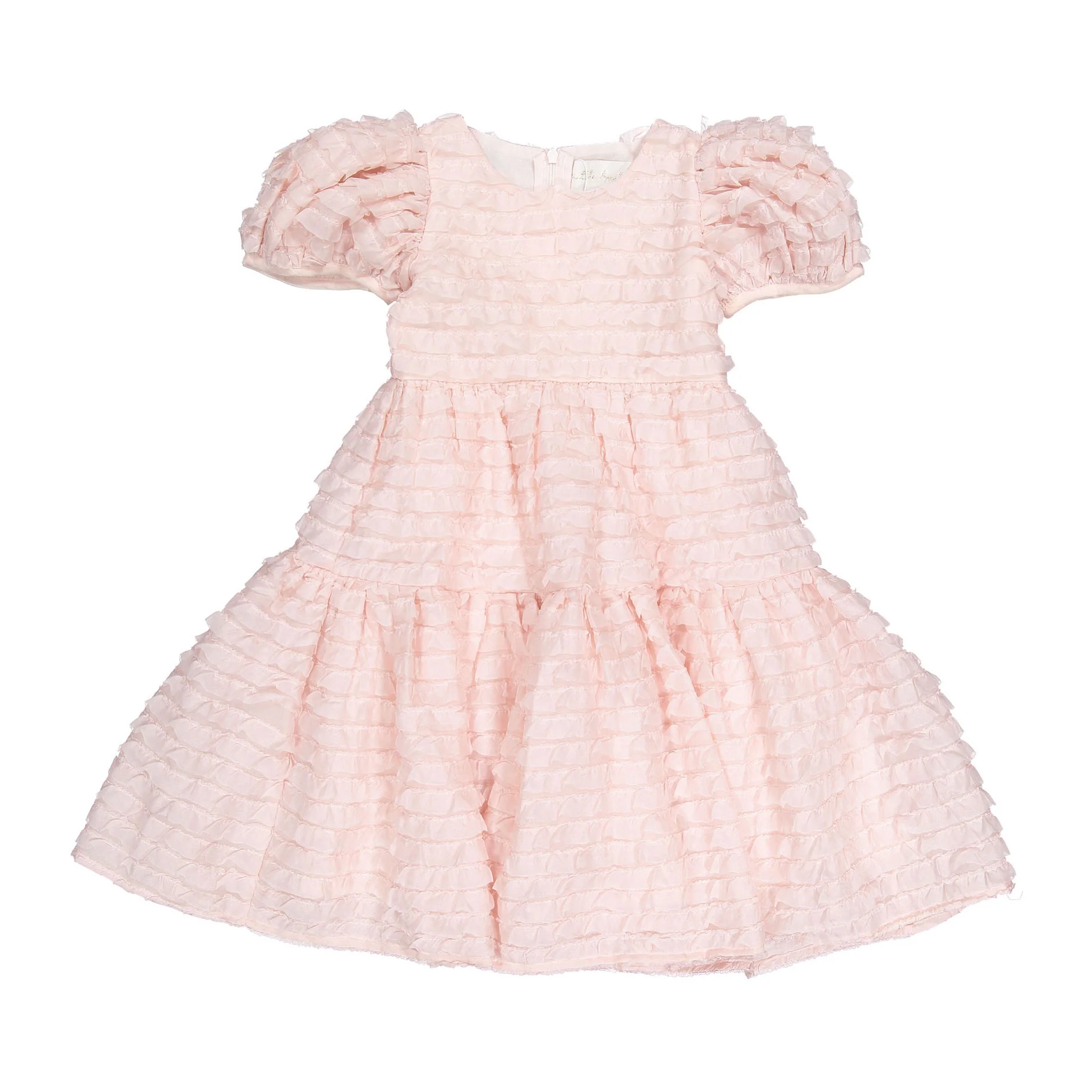 Petite Amalie Pink Frilly Ribbon Dress