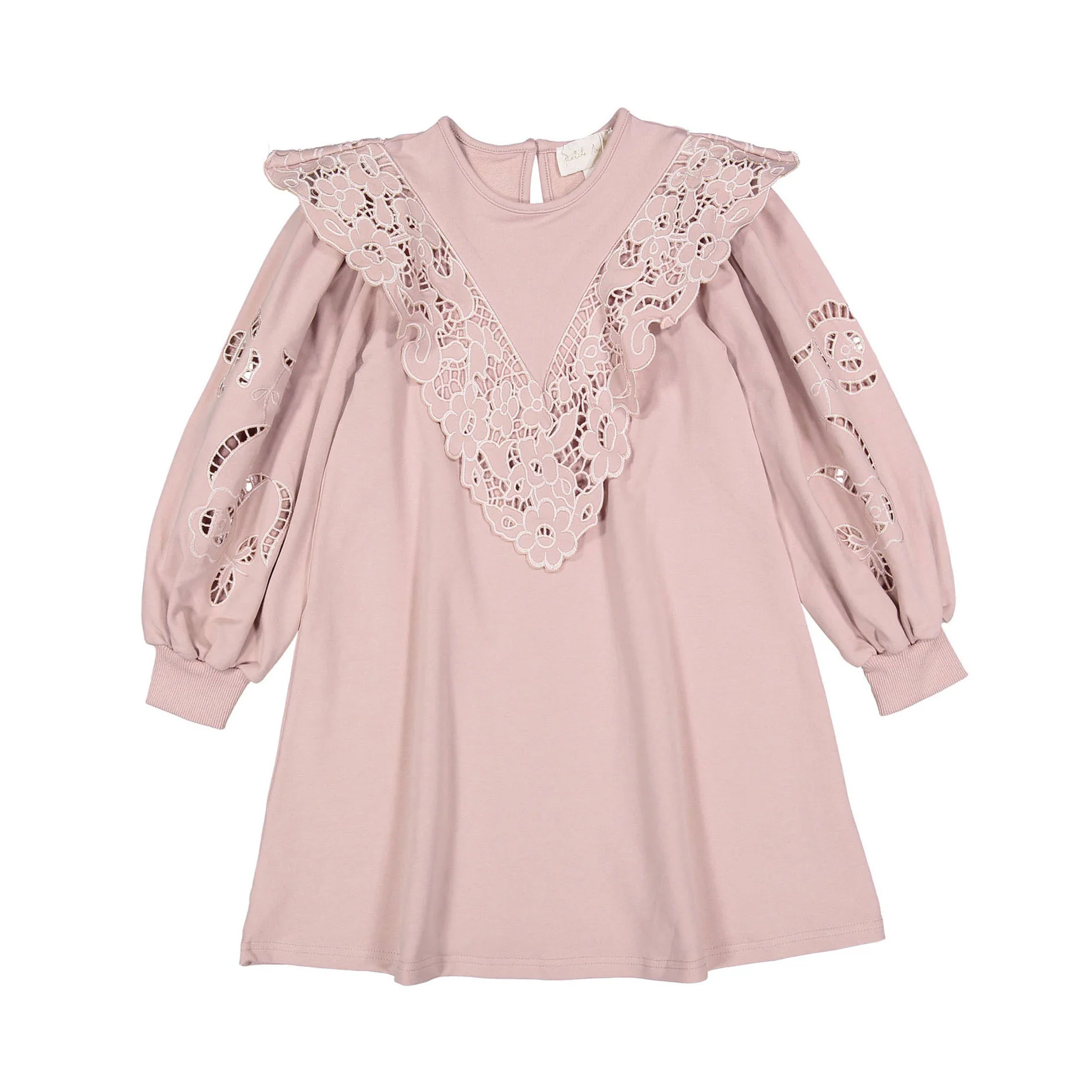 Petite Pink Dusty Lilac Terry Cut Out Sweat Dress