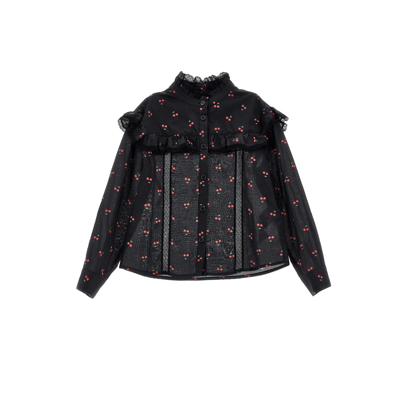 Philosophy Black/Red Cherry Blouse