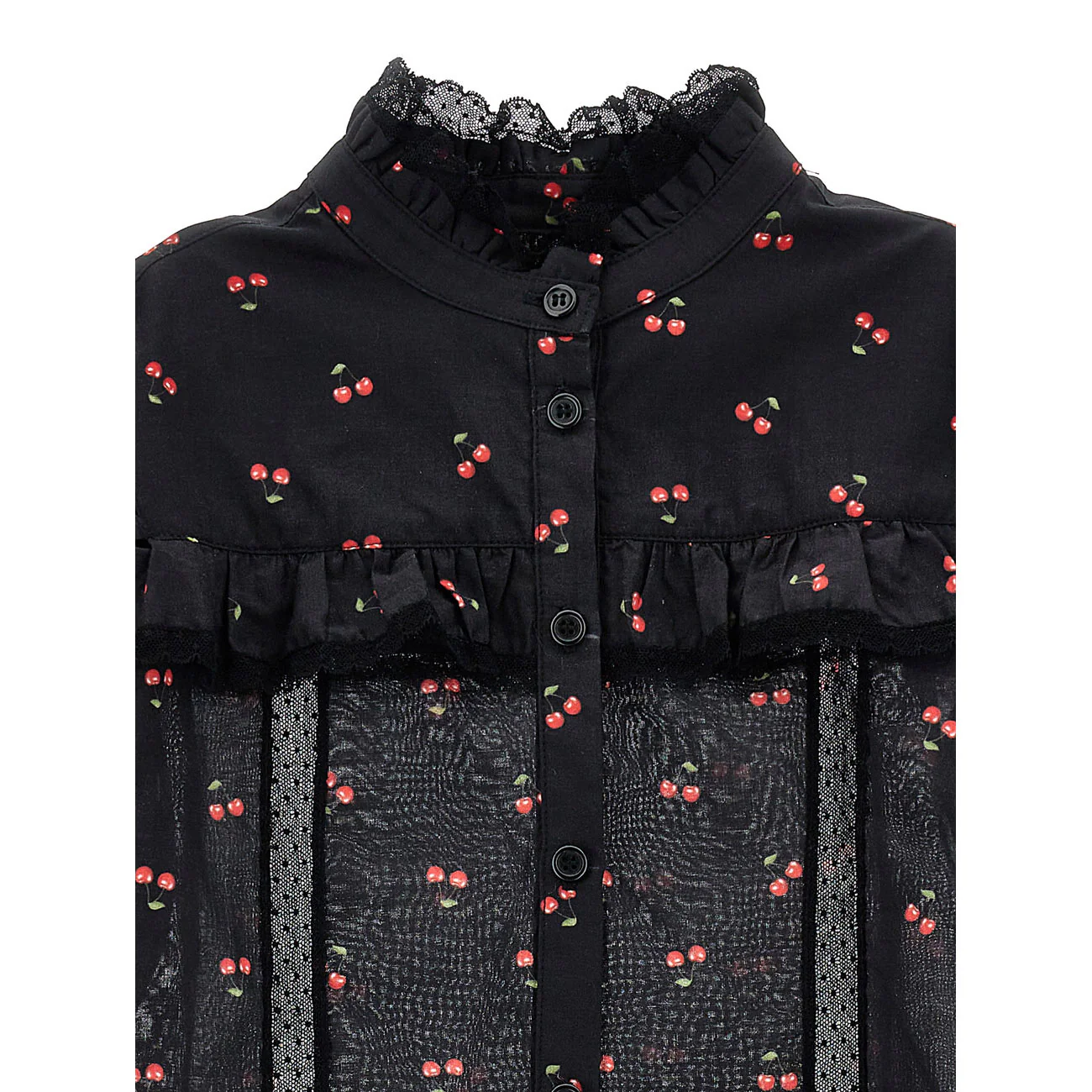 Philosophy Black/Red Cherry Blouse - Image 3