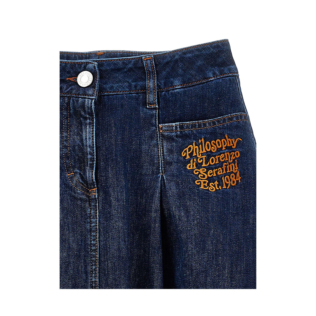 Philosophy Blue Denim Skirt - Image 3