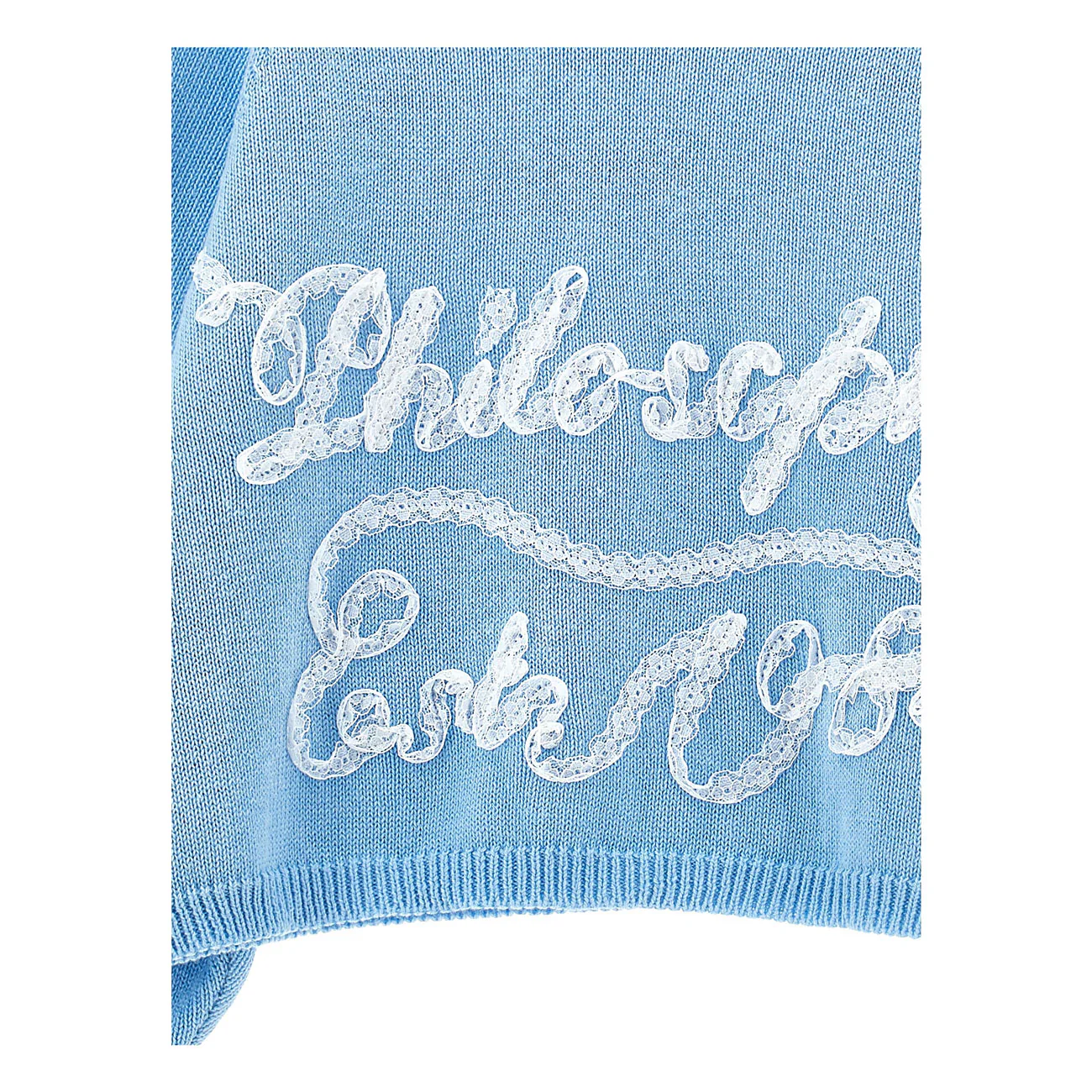 Philosophy Blue Long Sleeve Logo Pullover - Image 3