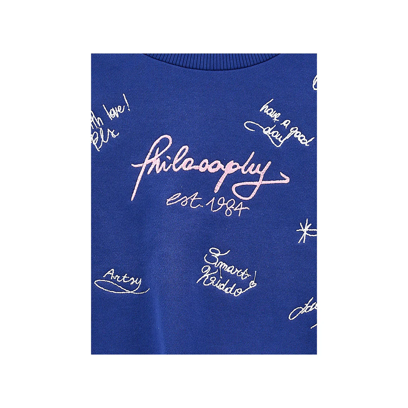 Philosophy Blue Long Sleeve Pullover - Image 3