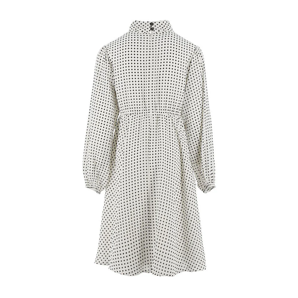 Philosophy White long Sleeve Dotted Dress - Image 3