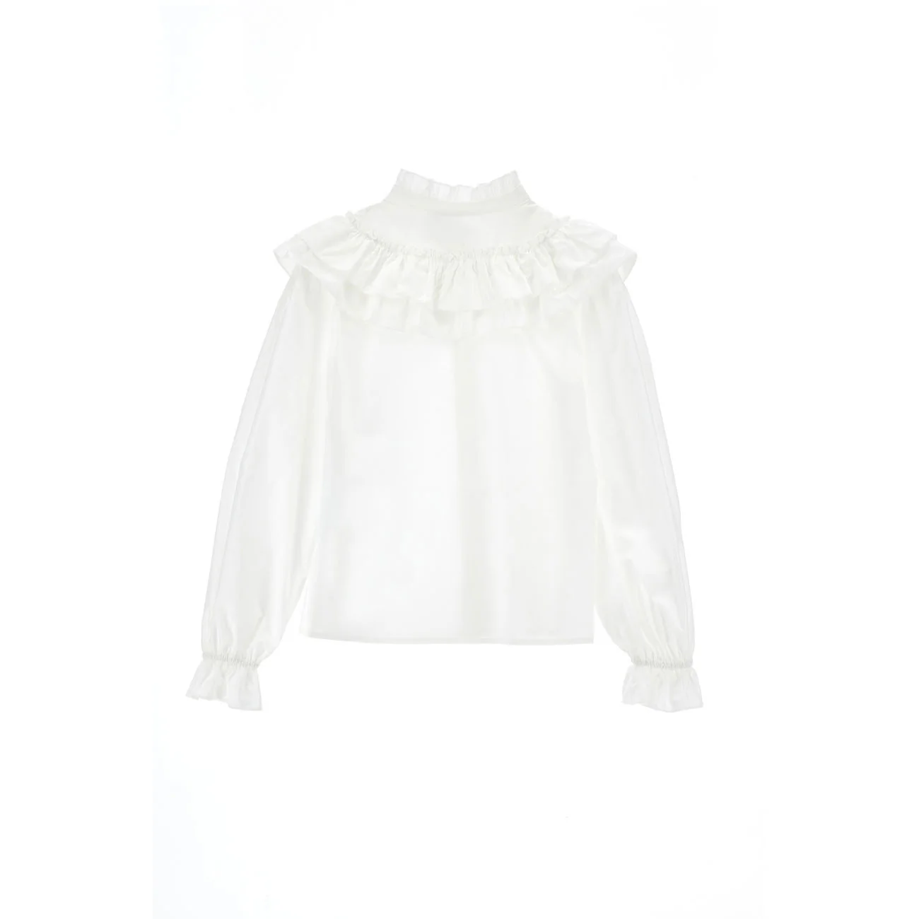 Philosophy White Ruffles Blouse - Image 2