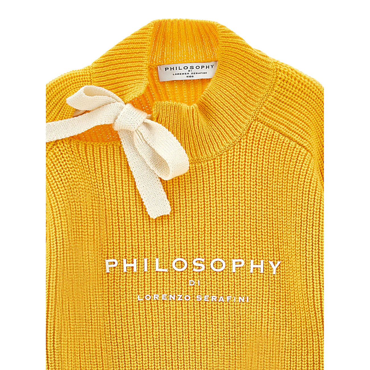 Philosophy Yellow Bow Sweater - Image 3