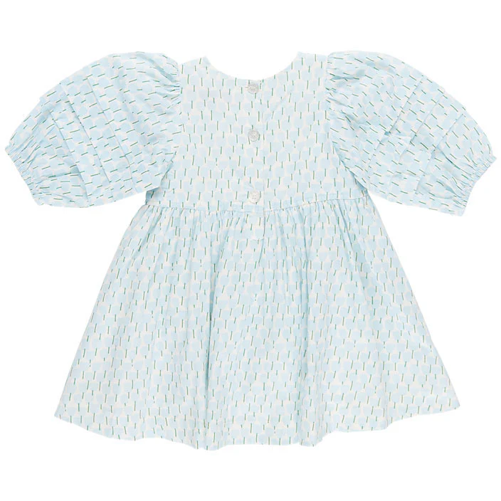 Pink Chicken Blue Tulips Brooke Dress - Image 3