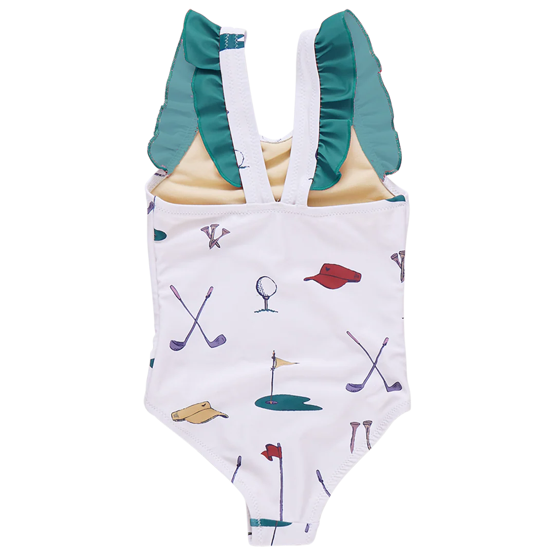 Pink Chicken Cream Golf Tournamant Liv Suit - Image 2