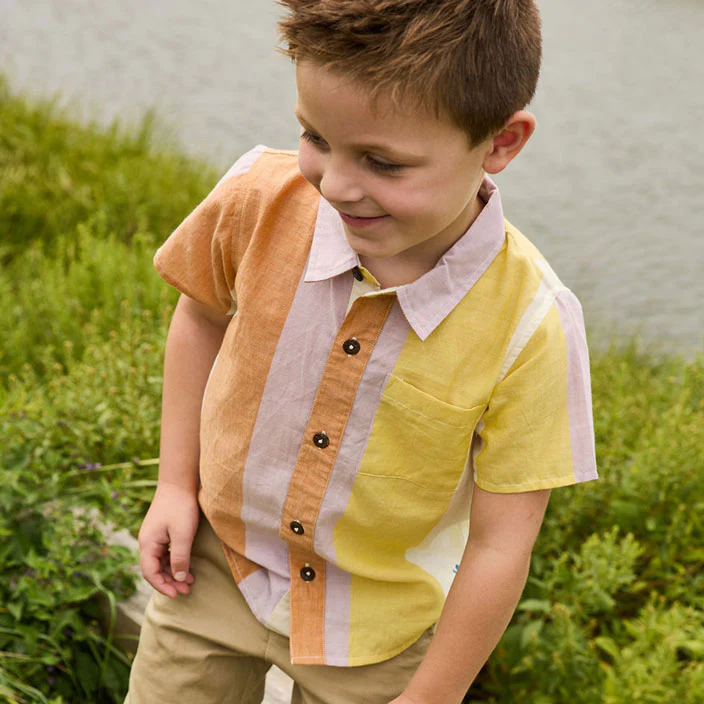Pink Chicken Desert Stripe Jack Shirt - Image 4