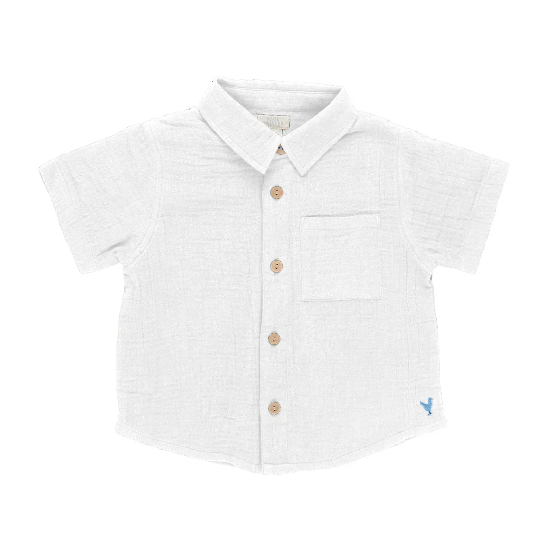 Pink Chicken Gardenia White Jack Shirt