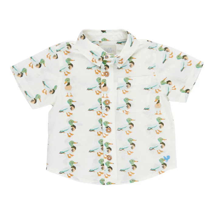 Pink Chicken Mallard Friends Jack Shirt - Image 3