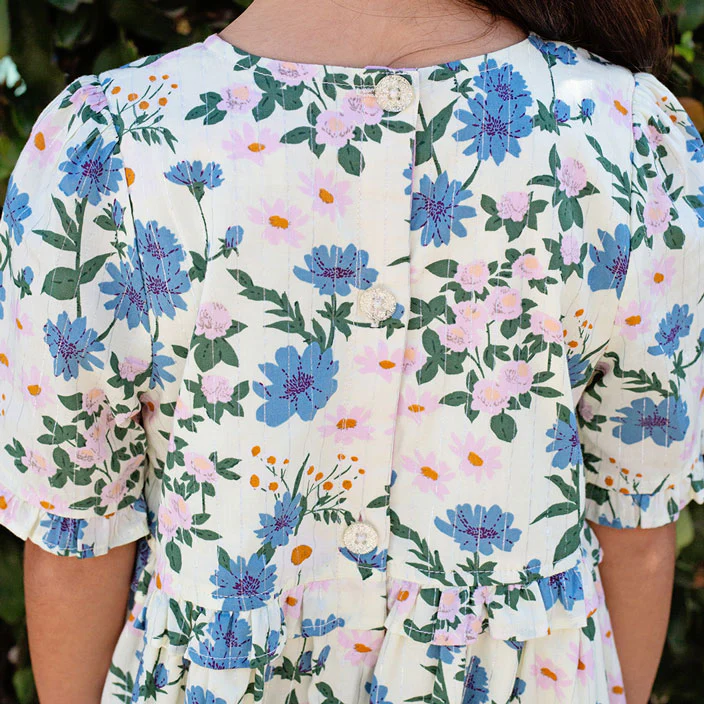Pink Chicken Melon Daisy Flora Raquel Dress - Image 3