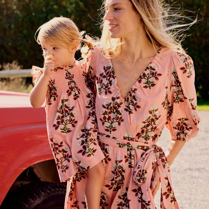 Pink Chicken Pink Bouquet Floral Stevie Dress - Image 5
