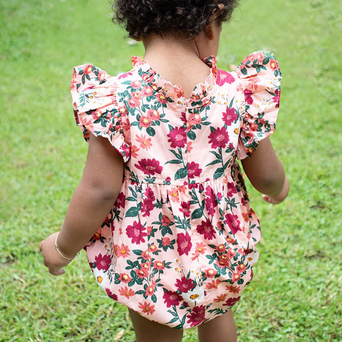 Pink Chicken Pink Daisy Floral Baby Jennifer Bubble - Image 4