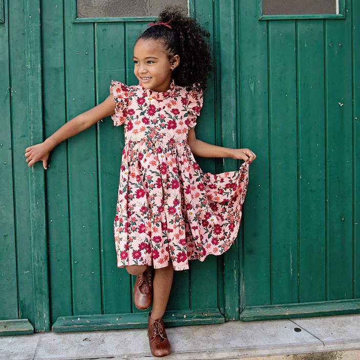 Pink Chicken Pink Daisy Floral Jennifer Dress - Image 2