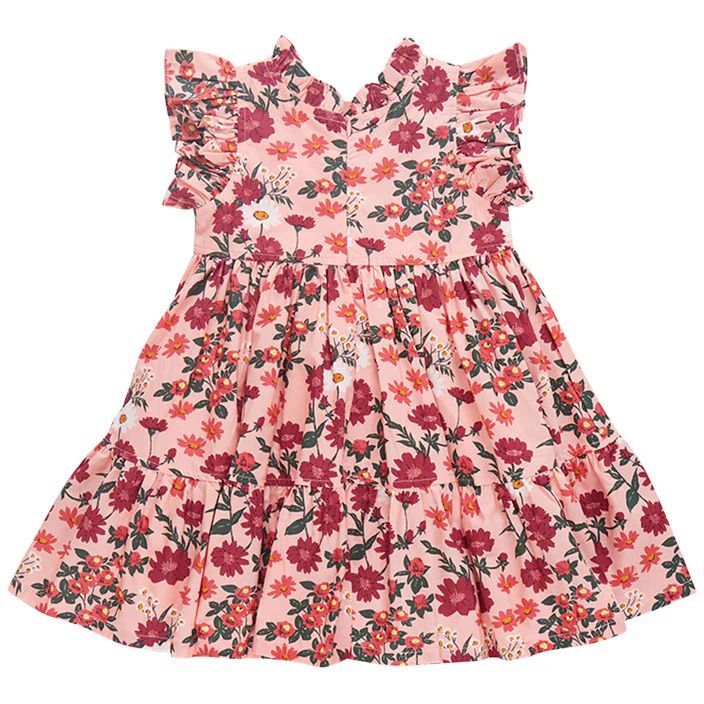 Pink Chicken Pink Daisy Floral Jennifer Dress - Image 3