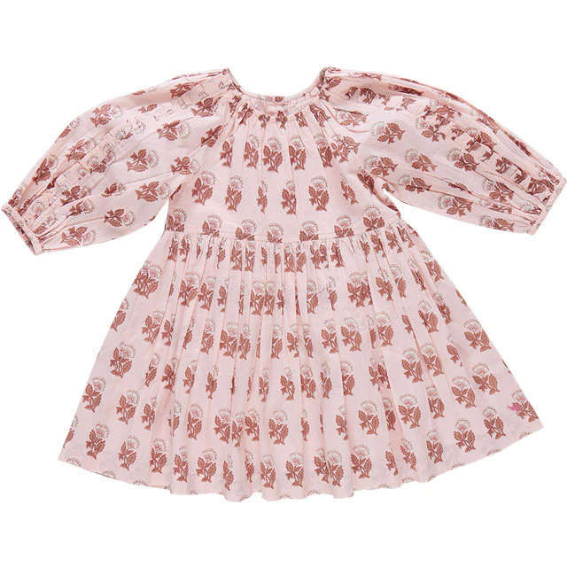Pink Chicken Pink Flower Drop Katya Dress