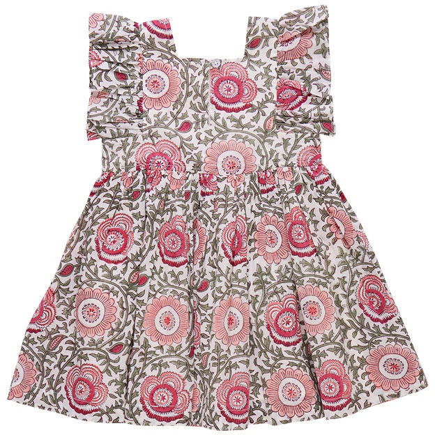 Pink Chicken Pink Lisbon Floral Elsie Dress - Image 2