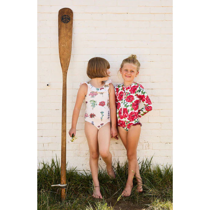 Pink Chicken Red Peonies Arden Suit - Image 2