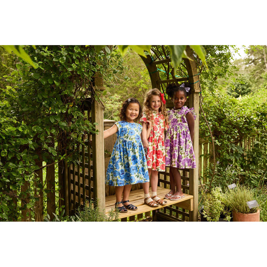 Pink Chicken Red Peonies Autumn Dress - Image 2