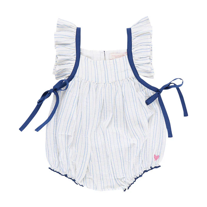 Pink Chicken Riviera Stripe Baby Ailee Bubble