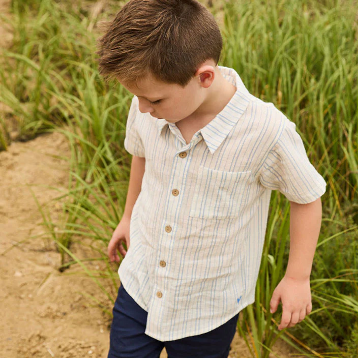 Pink Chicken Riviera Stripe Jack Shirt - Image 4