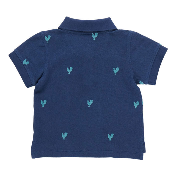 Pink Chicken Rooster Embroidery Alec Shirt - Image 2