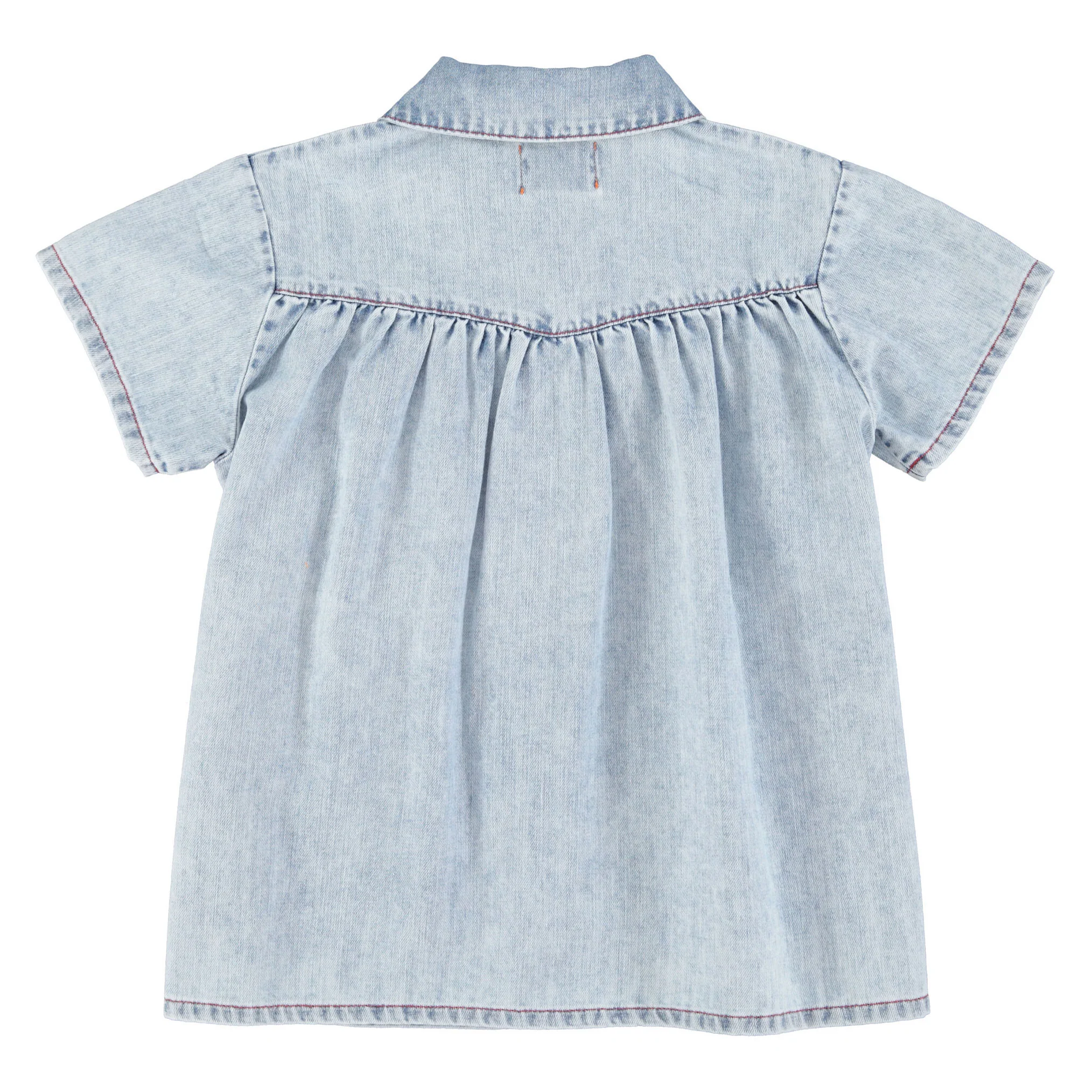 Piupiuchick Blue/Light Denim Dress - Image 3