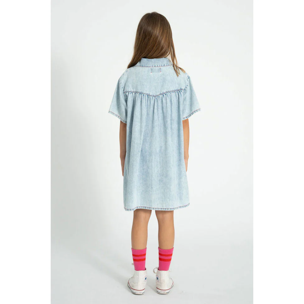 Piupiuchick Blue/Light Denim Dress - Image 4