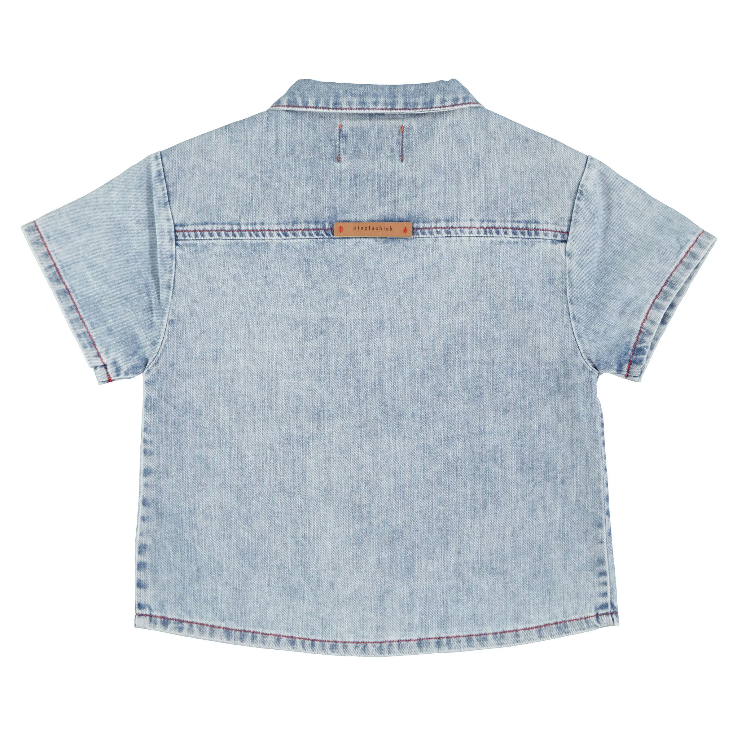 Piupiuchick Blue/Light Denim Hawaiian Shirt - Image 2
