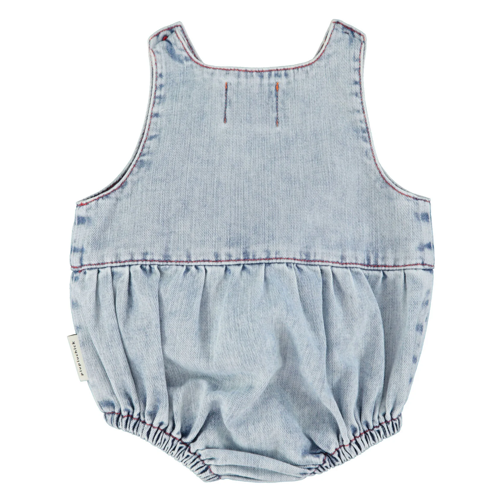 Piupiuchick Blue/Light Denim Romper - Image 2