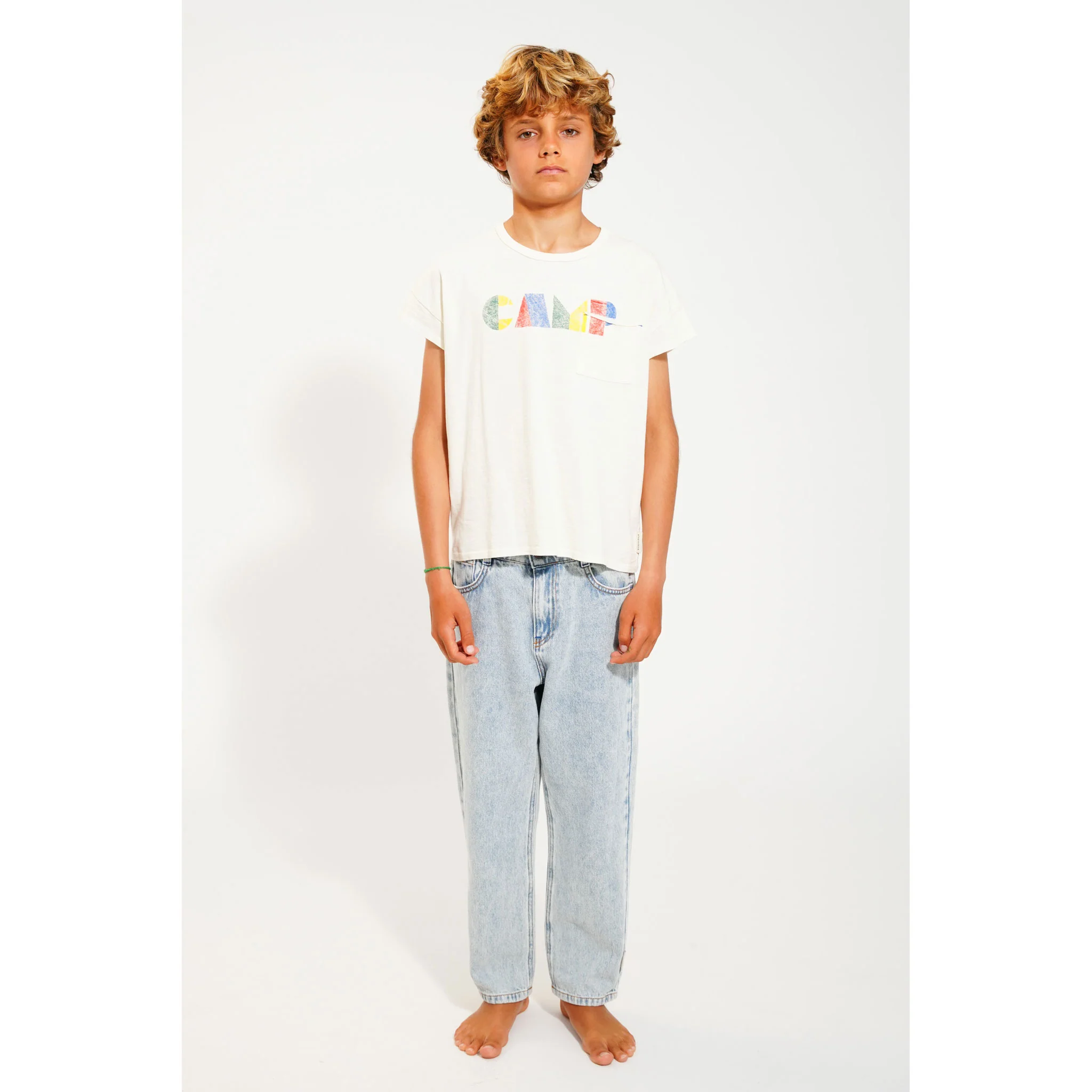 Piupiuchick Ecru Camp Print Tee - Image 2