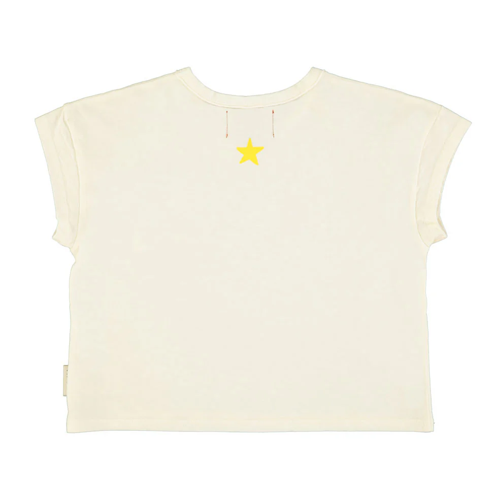 Piupiuchick Ecru Camp Print Tee - Image 3