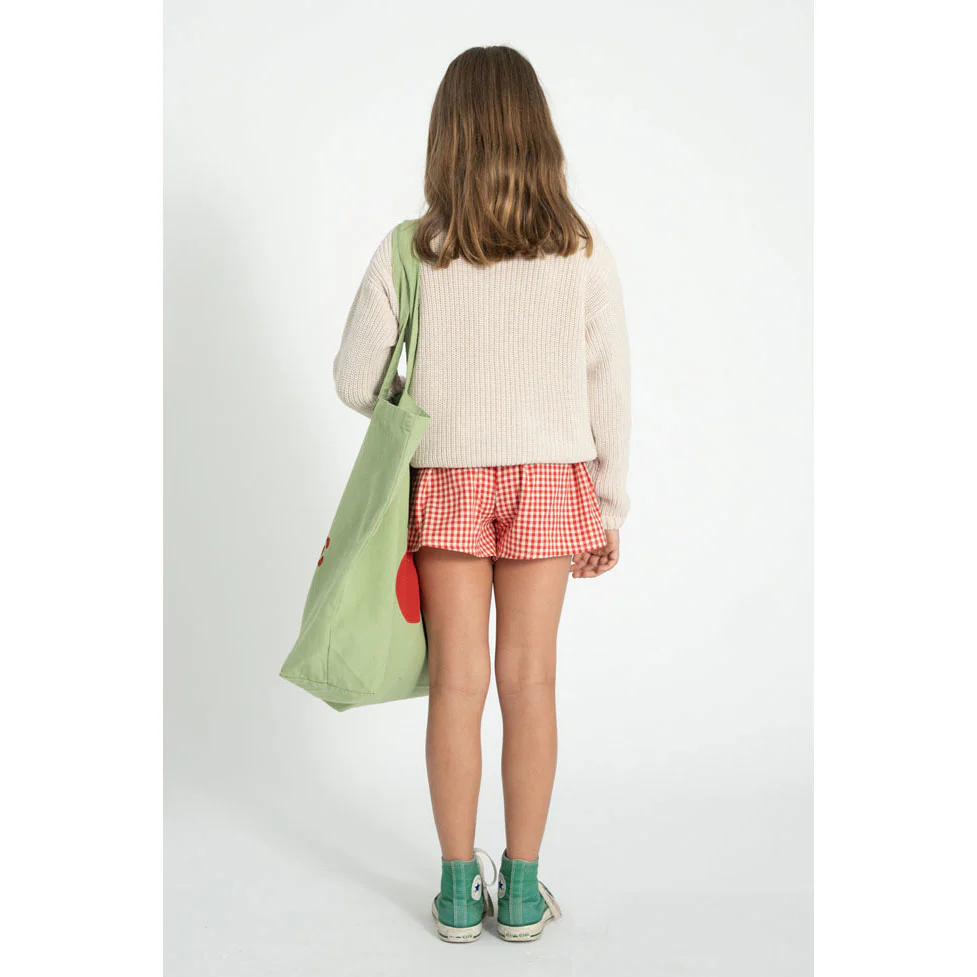 Piupiuchick Ecru/Red Heart Print Knitted Sweater - Image 4