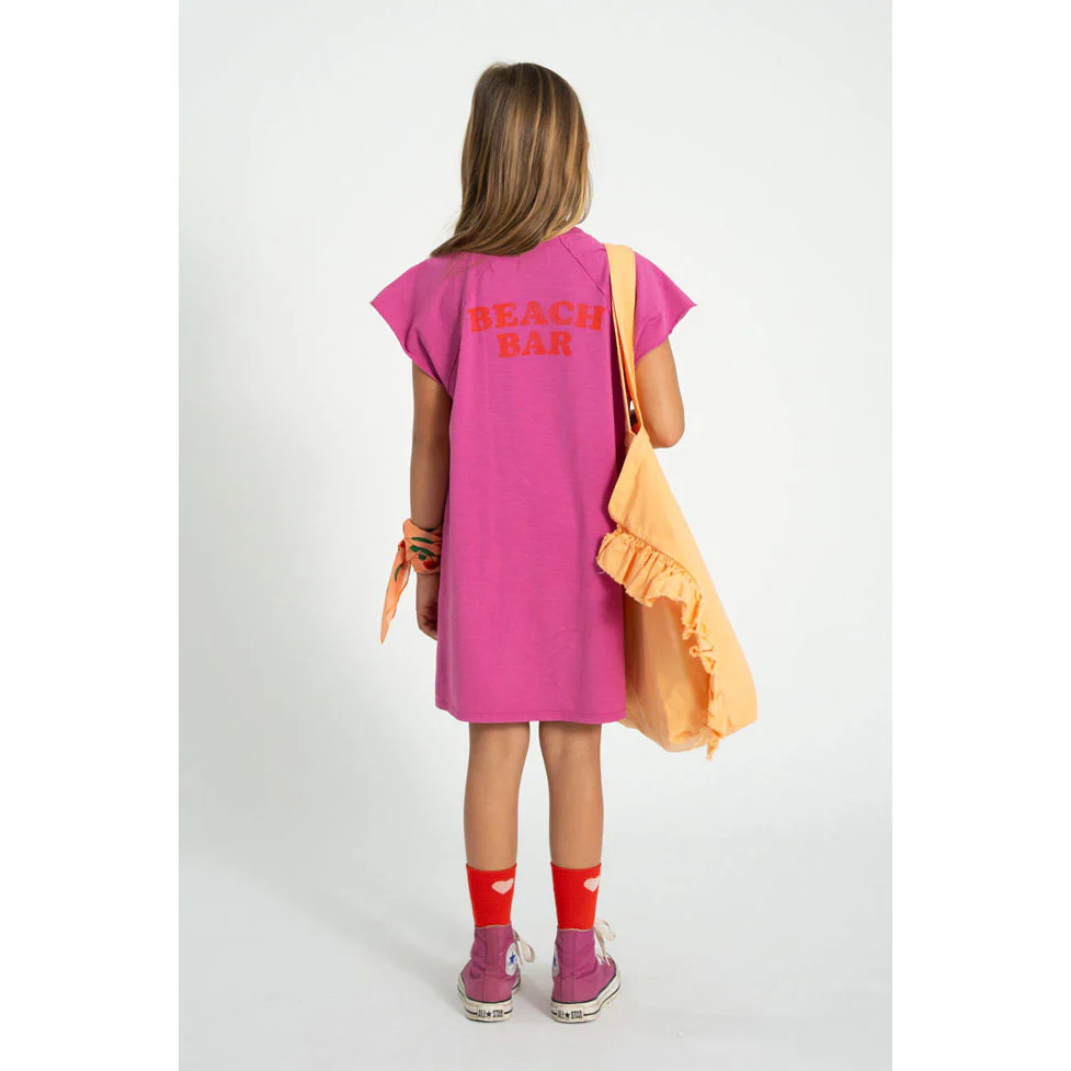 Piupiuchick Fuchsia Ice Cream Print Dress - Image 4