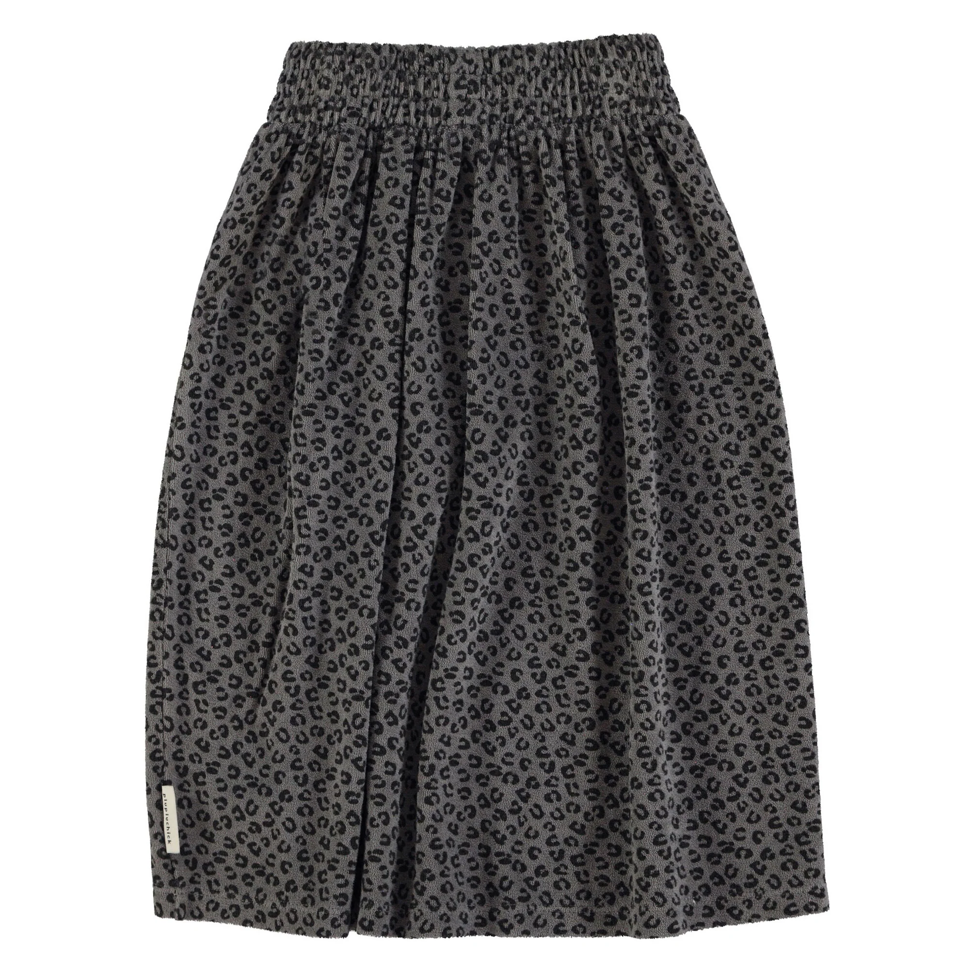 Piupiuchick Grey Animal Print Long Skirt - Image 3
