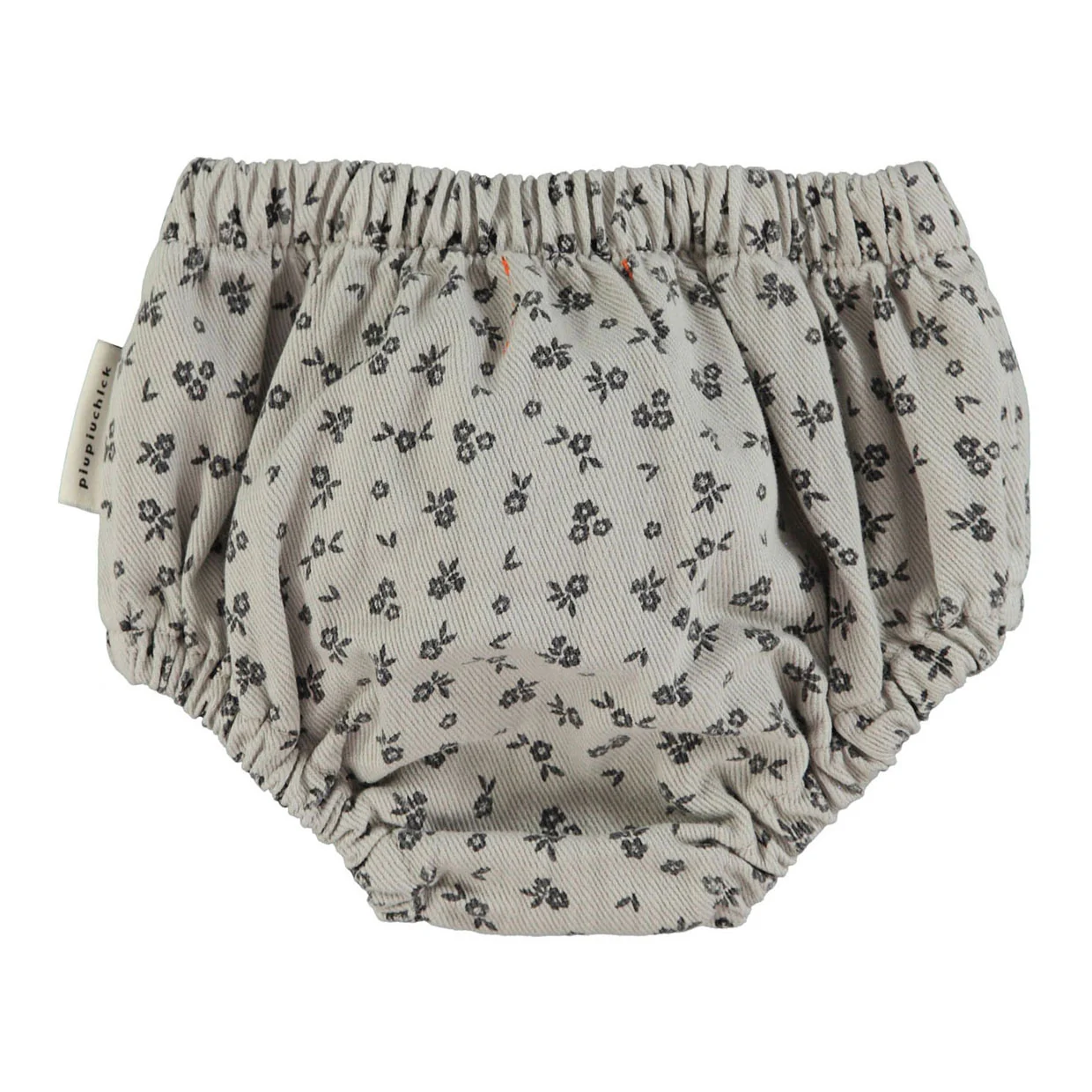 Piupiuchick Light Grey Flowers AO Baby Shorties - Image 2