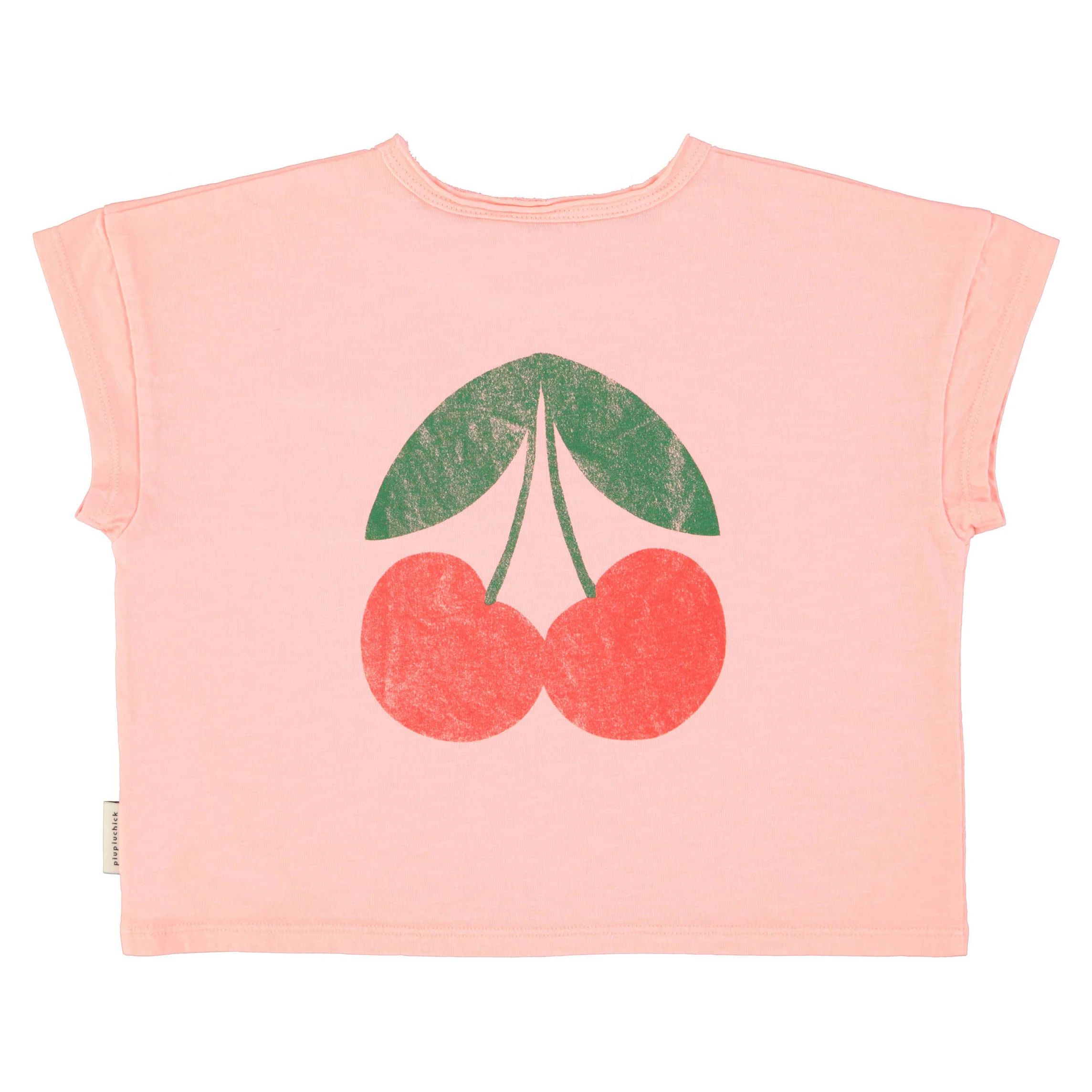 Piupiuchick Light Pink "Ma Cherie" Print T-Shirt - Image 3