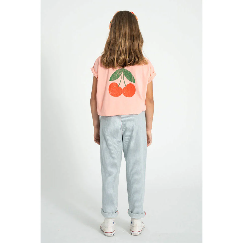 Piupiuchick Light Pink "Ma Cherie" Print T-Shirt - Image 4