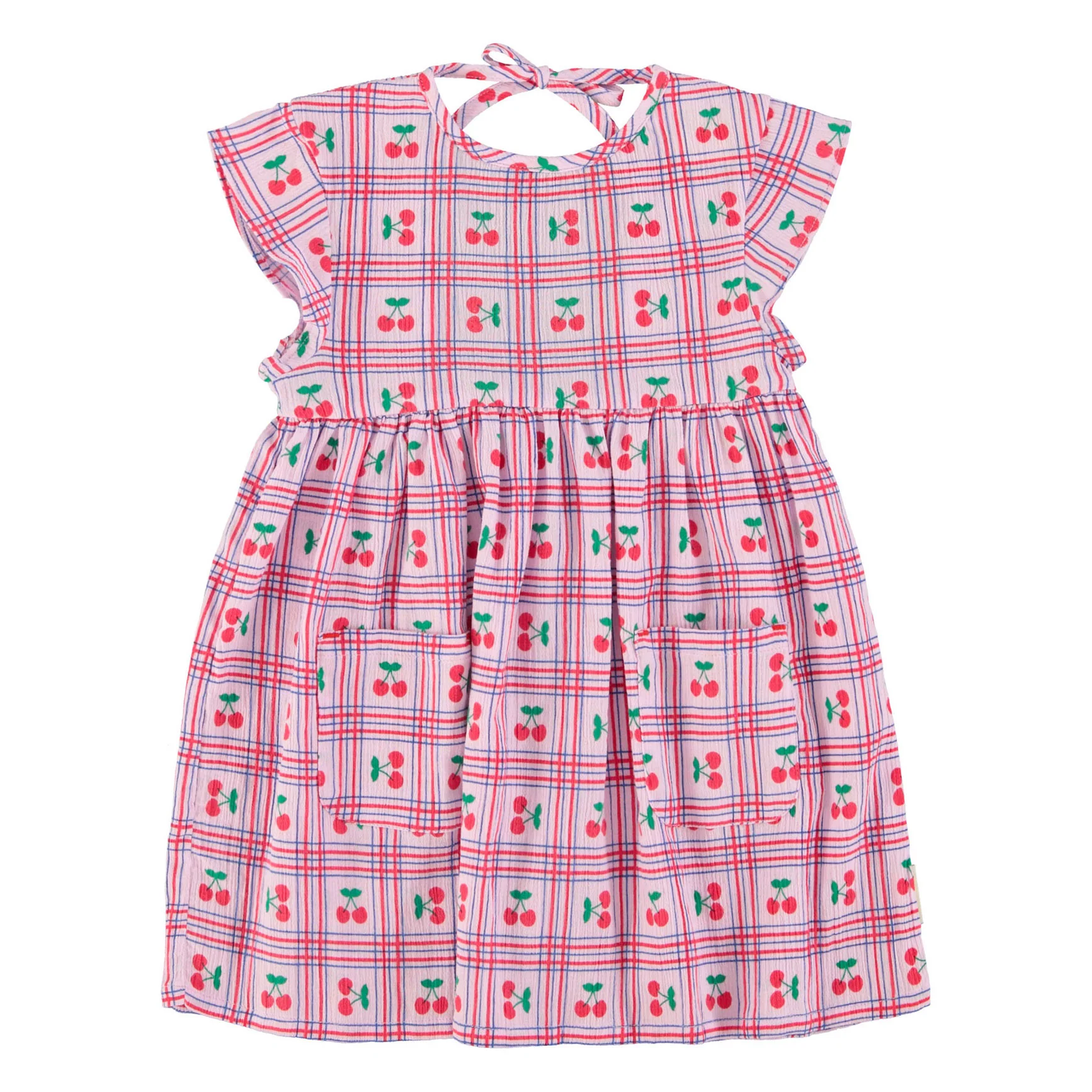 Piupiuchick Lilac Cherries All Over Dress