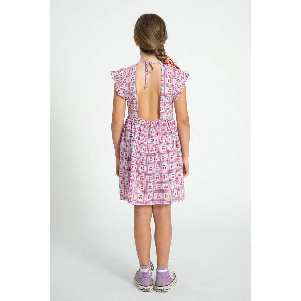 Piupiuchick Lilac Cherries All Over Dress - Image 4