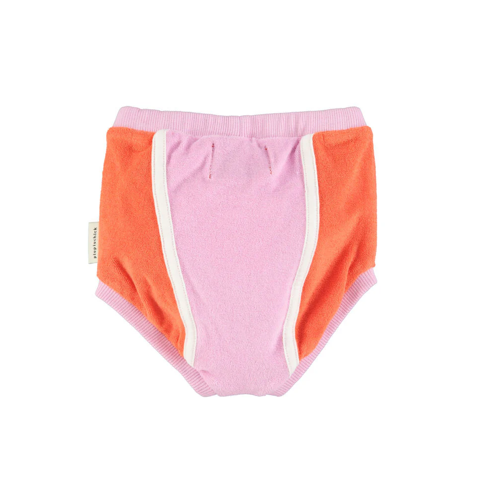 Piupiuchick Orange/Lavender High Waisted Shorties - Image 2