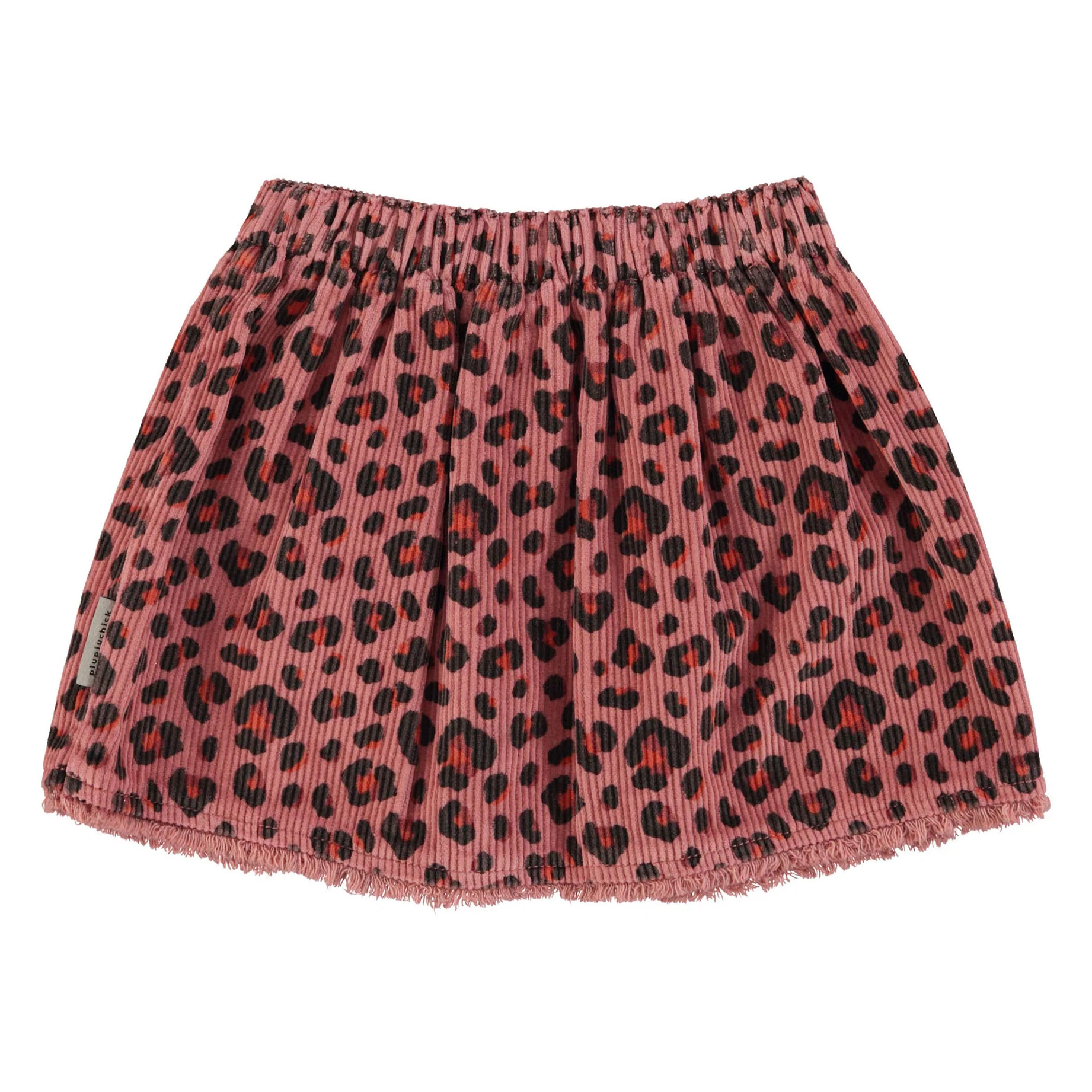Piupiuchick Pink Animal Print Short Skirt - Image 3