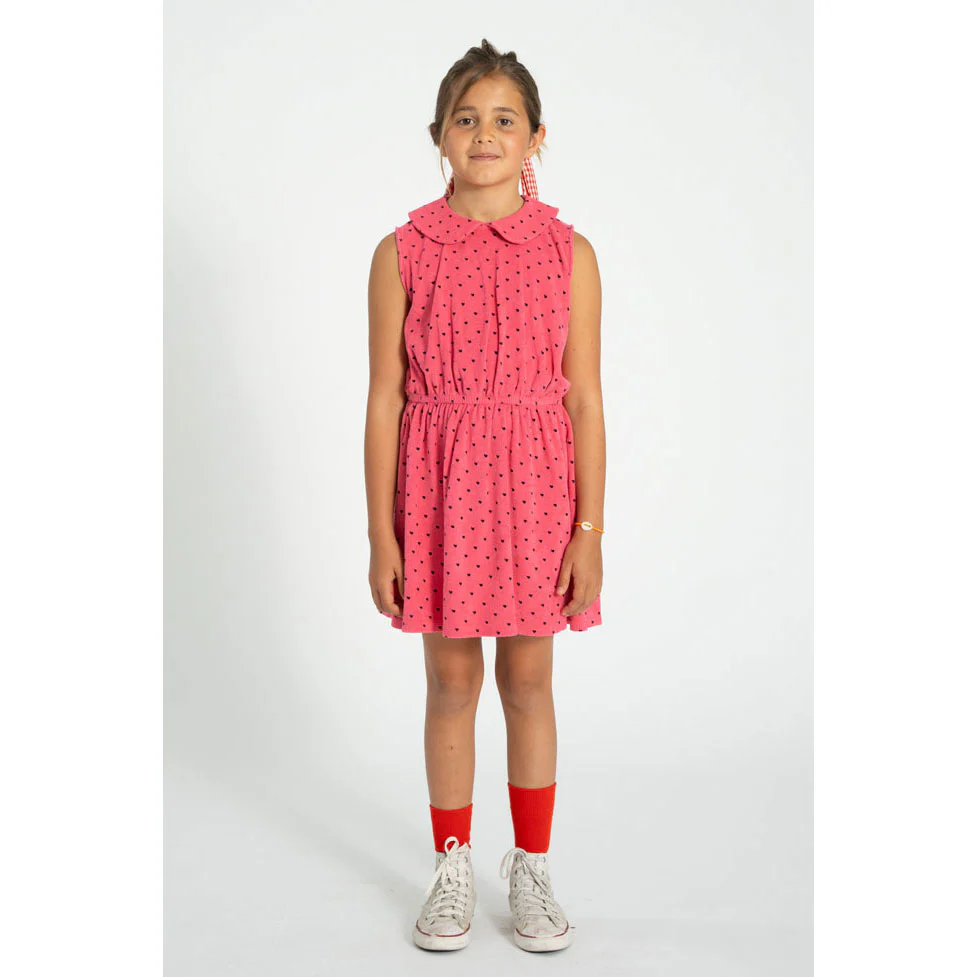 Piupiuchick Pink/Black Hearts All Over Dress - Image 2