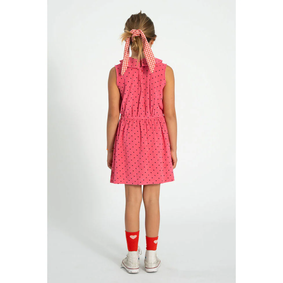 Piupiuchick Pink/Black Hearts All Over Dress - Image 4