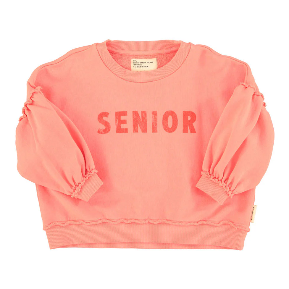 Piupiuchick Pink Senior Print Sweatshirt
