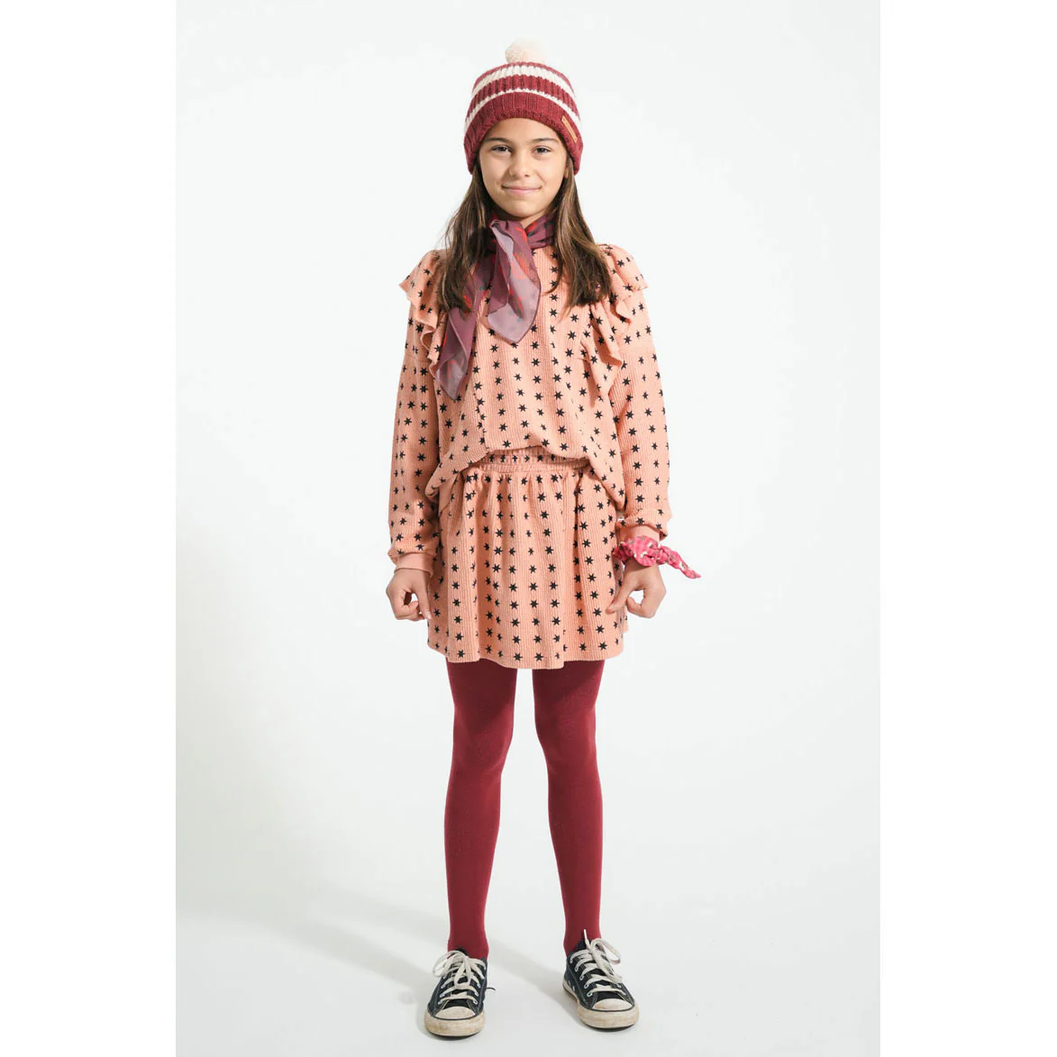 Piupiuchick Pink Stars AO Short Skirt - Image 2