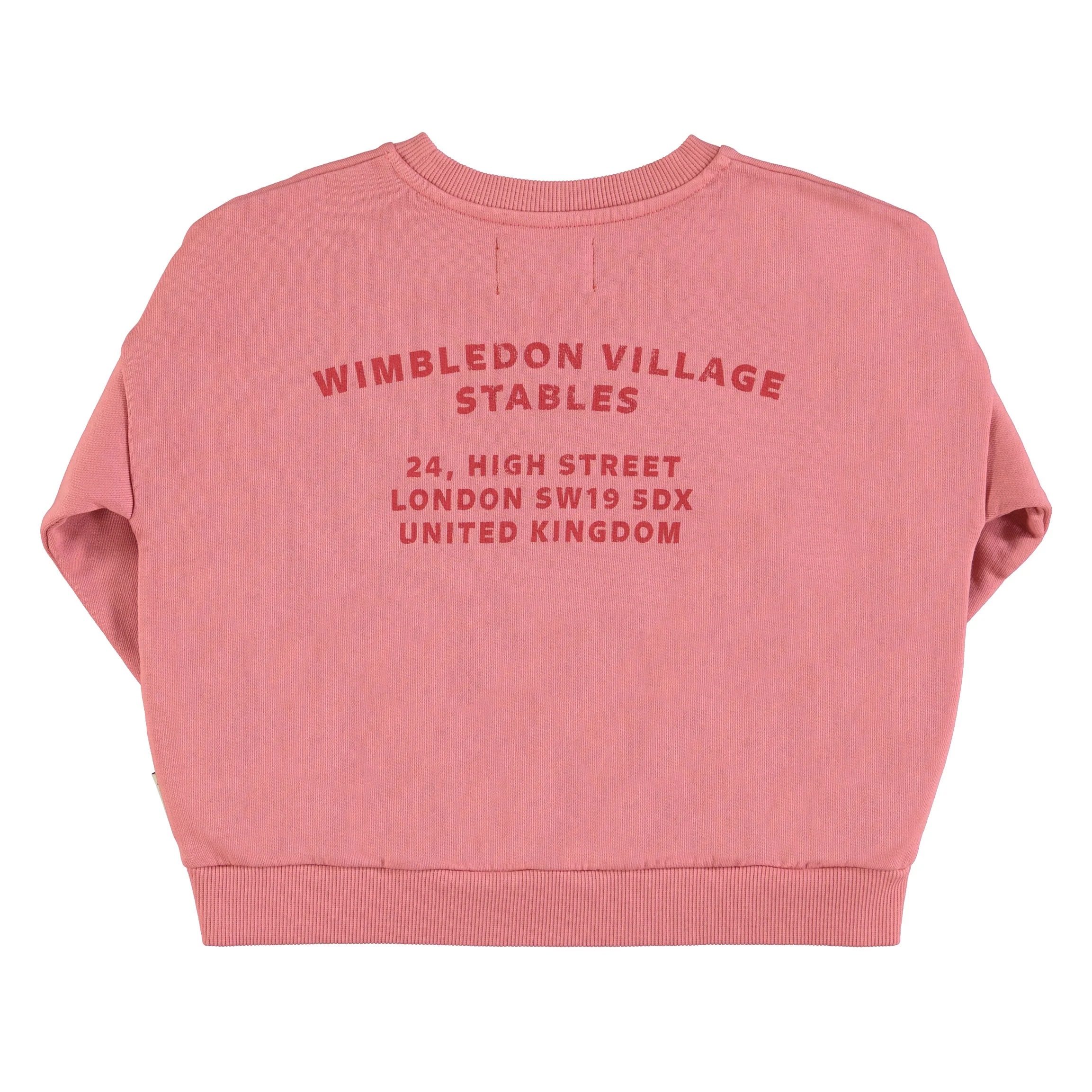 Piupiuchick Pink w/ Multicolor House Print Sweatshirt - Image 2