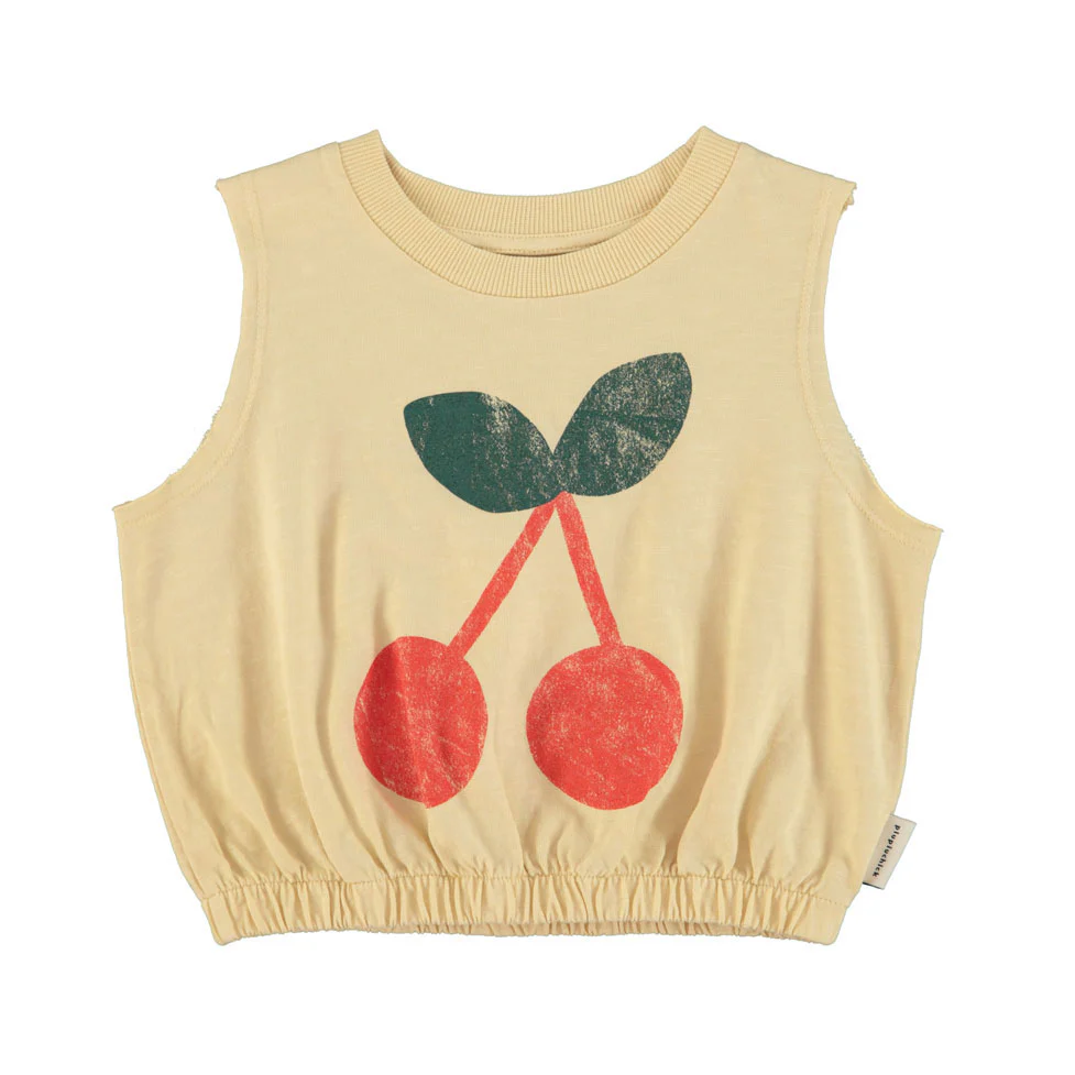 Piupiuchick Sand Cherry Print Top
