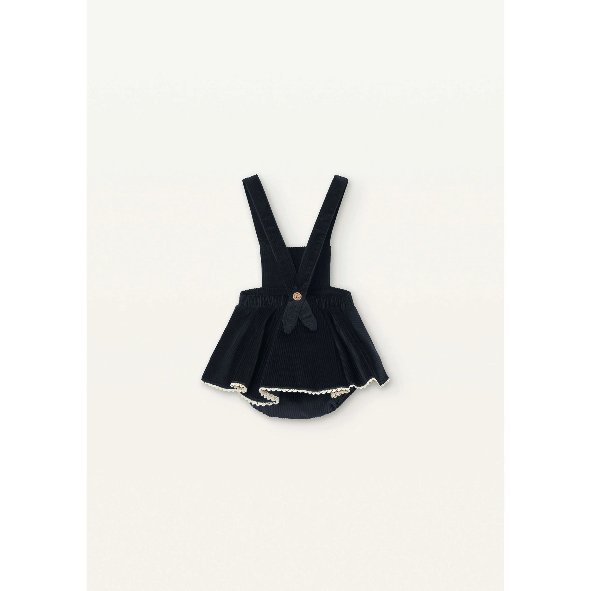 Popelin Black Skirt Playsuit - Image 3